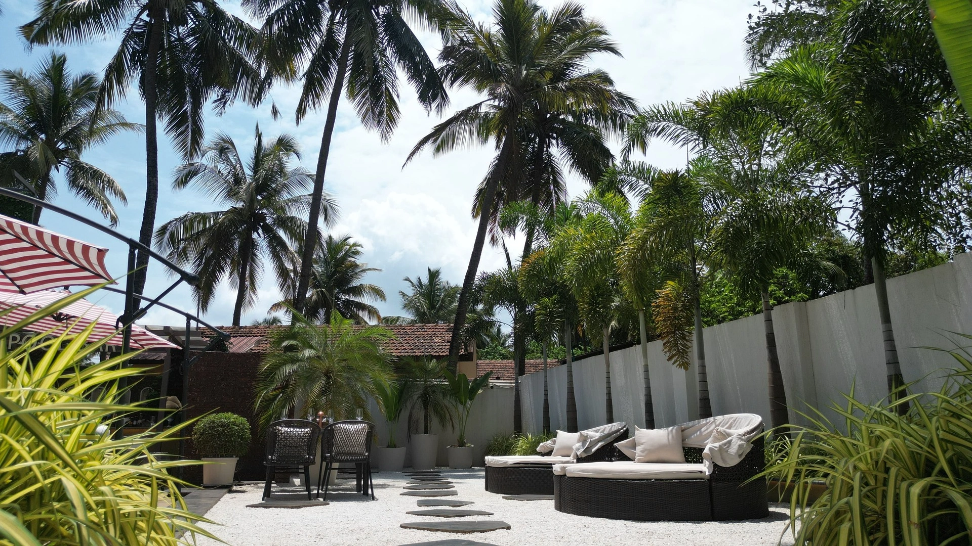 The coast near Anjuna in Goa
