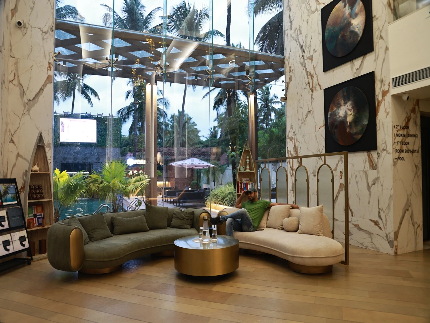 Rooftop dining atmosphere